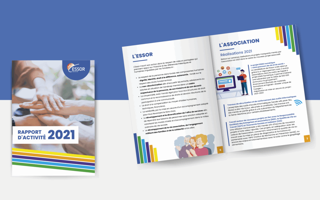 Association L’essor 76 – Accompagnement en communication graphique