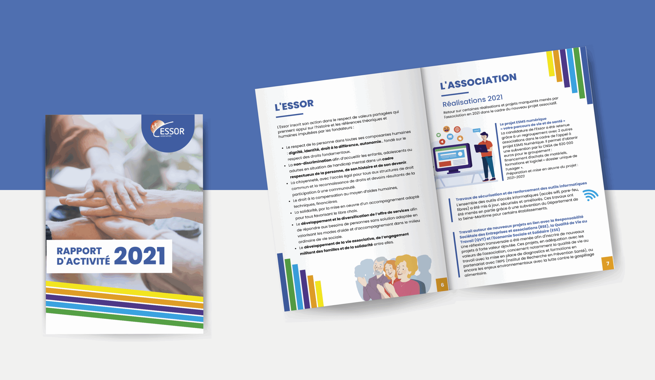 Association L’essor 76 – Accompagnement en communication graphique