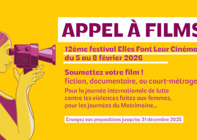 Festival Elles font leur Cinéma – Design graphique, web et illustration
